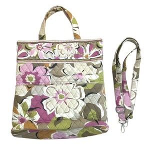 Vera Bradley Crossbody Tote Portobello Road Floral Convertible Straps Magnetic
